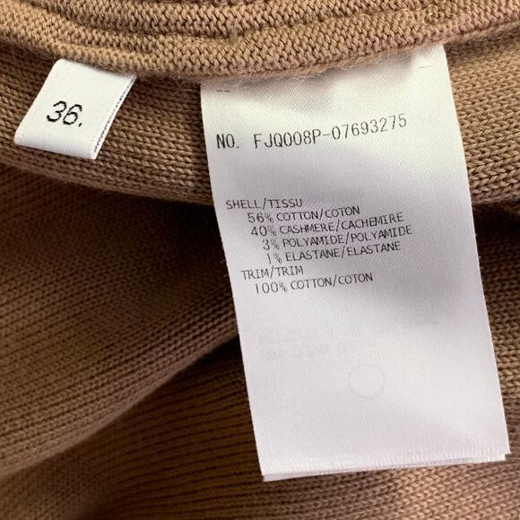 THOM BROWNE Size 0 Brown Cream Cotton Blend Stripe Casual Pants - Picture 7 of 8